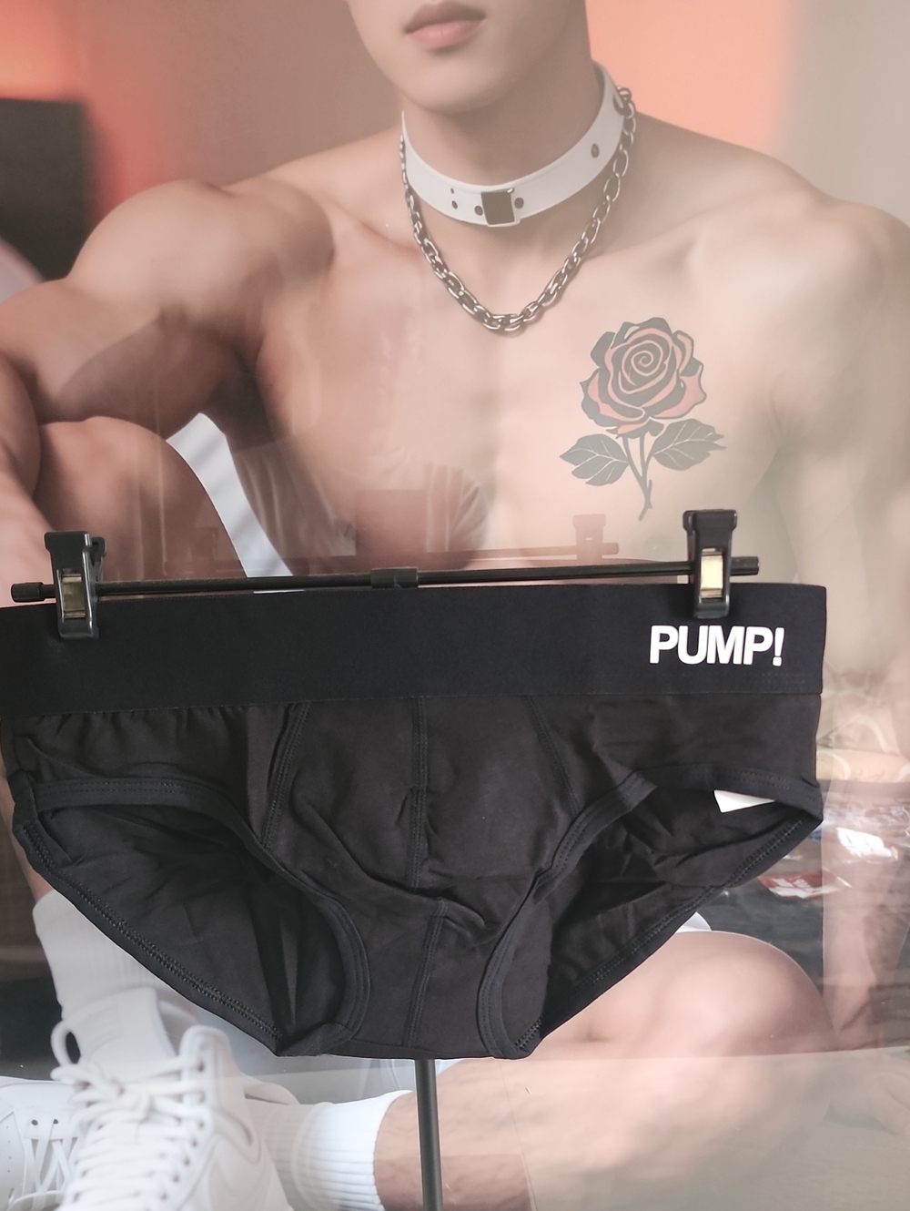PUMP! Men's Black Stretch Briefs - Supportive Everyday Fit